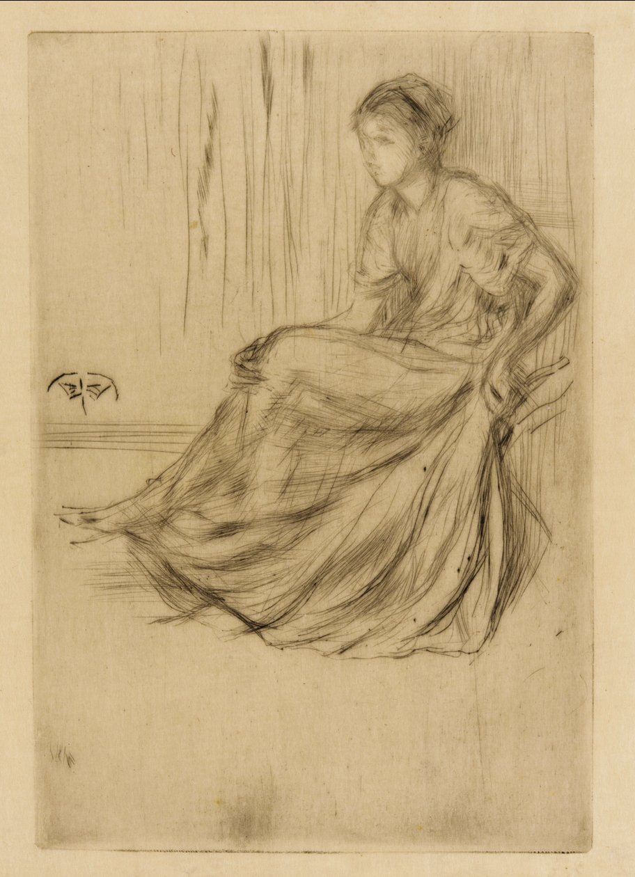Model siedzący autorstwa James Abbott McNeill Whistler