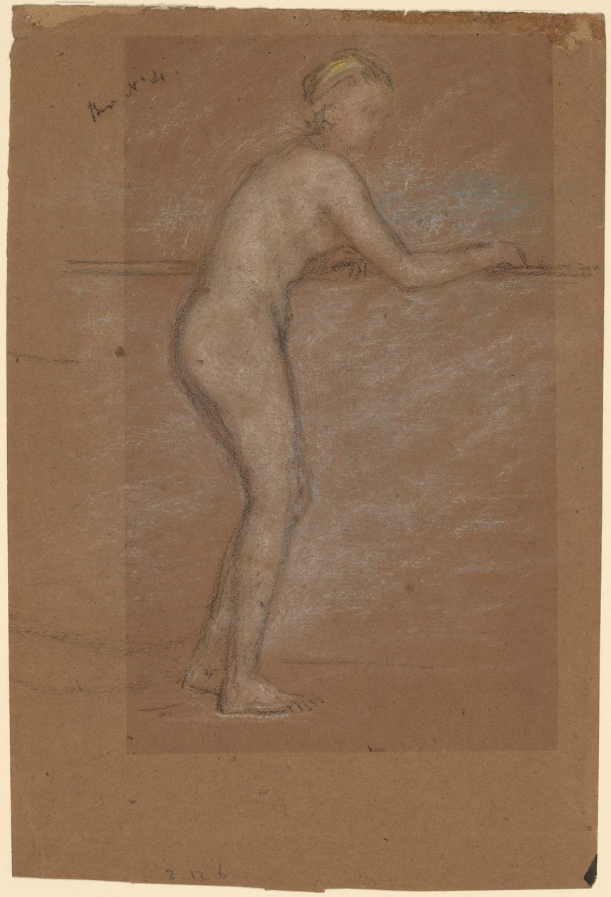 Akt oparty na szynie [odbyt.] autorstwa James Abbott McNeill Whistler