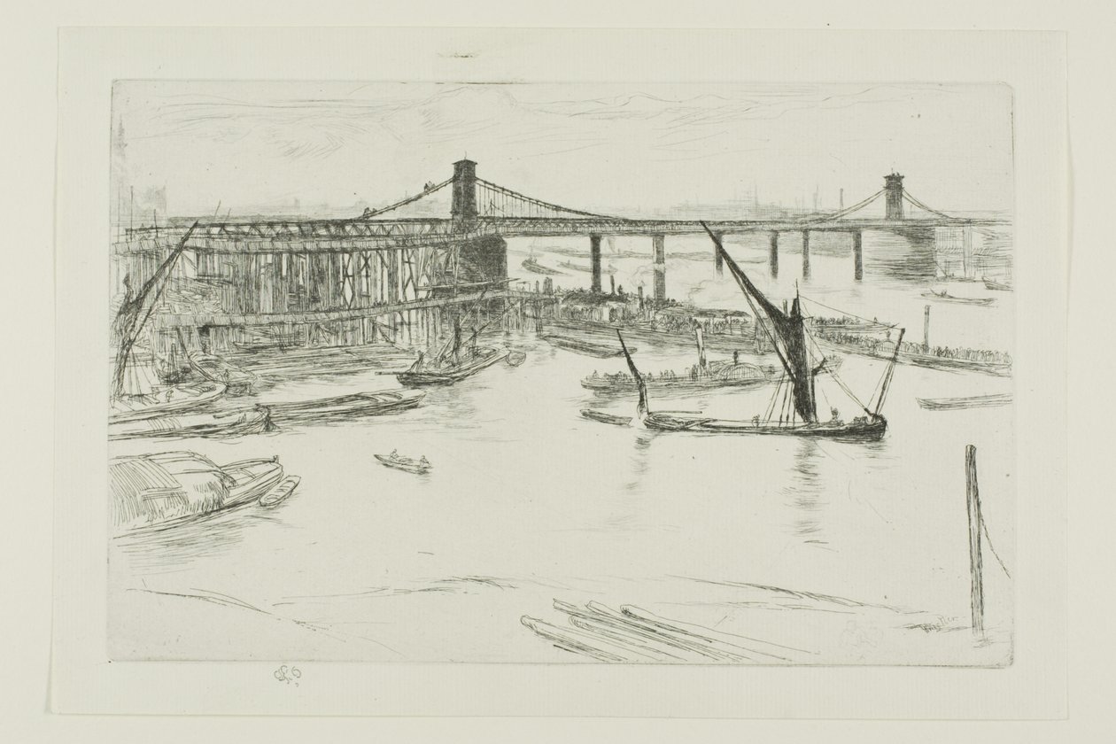 Stary most Hungerford autorstwa James Abbott McNeill Whistler