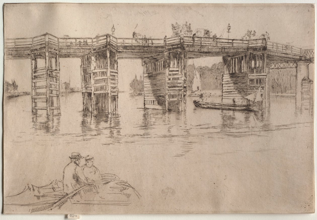 Old Putney Bridge autorstwa James McNeill Whistler
