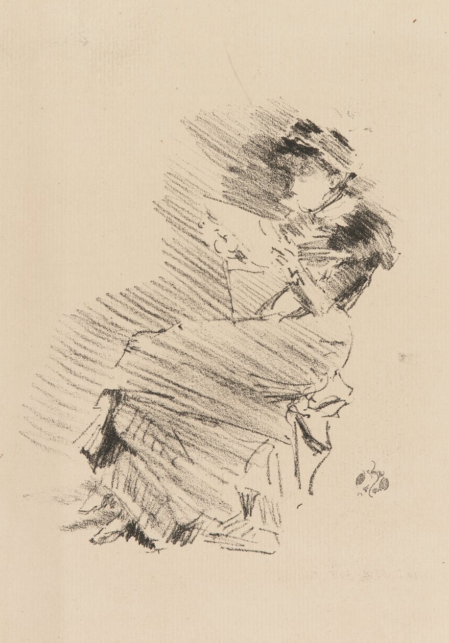 Czytanie autorstwa James Abbott McNeill Whistler