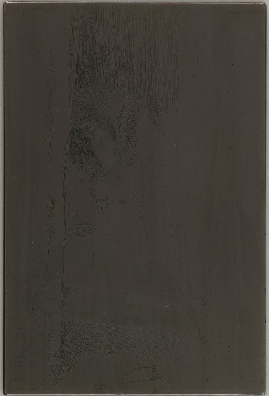 Czytanie w łóżku autorstwa James Abbott McNeill Whistler