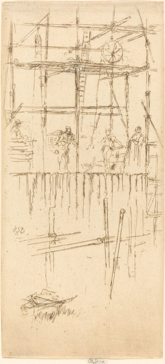 Rusztowanie Savoy autorstwa James Abbott McNeill Whistler
