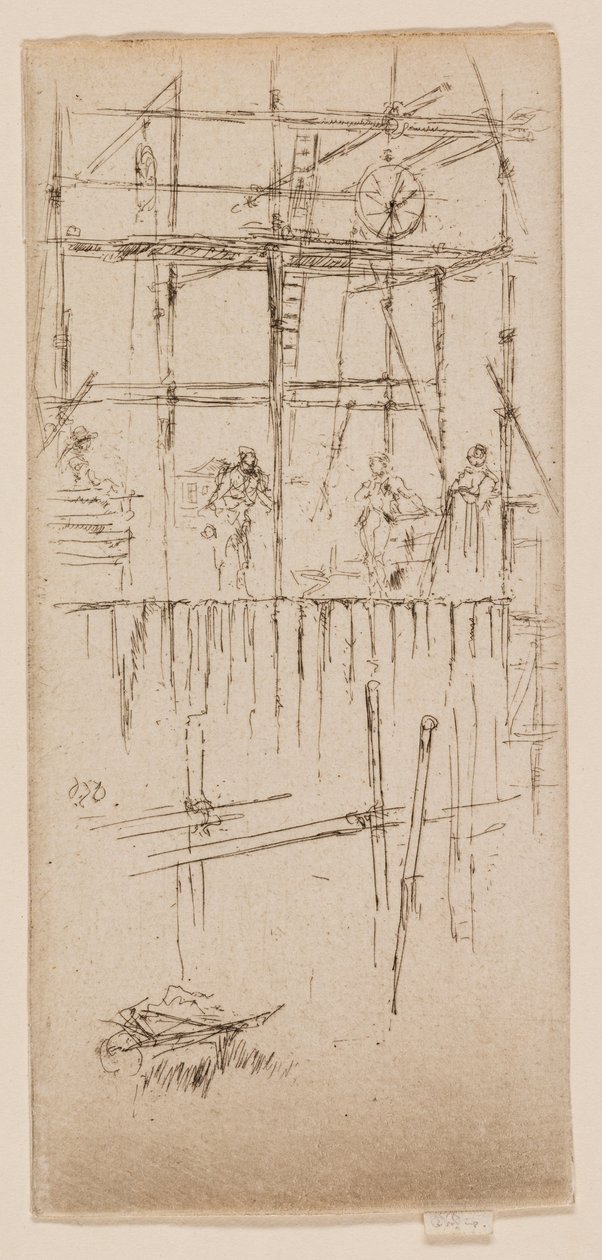 Rusztowanie Savoy autorstwa James Abbott McNeill Whistler