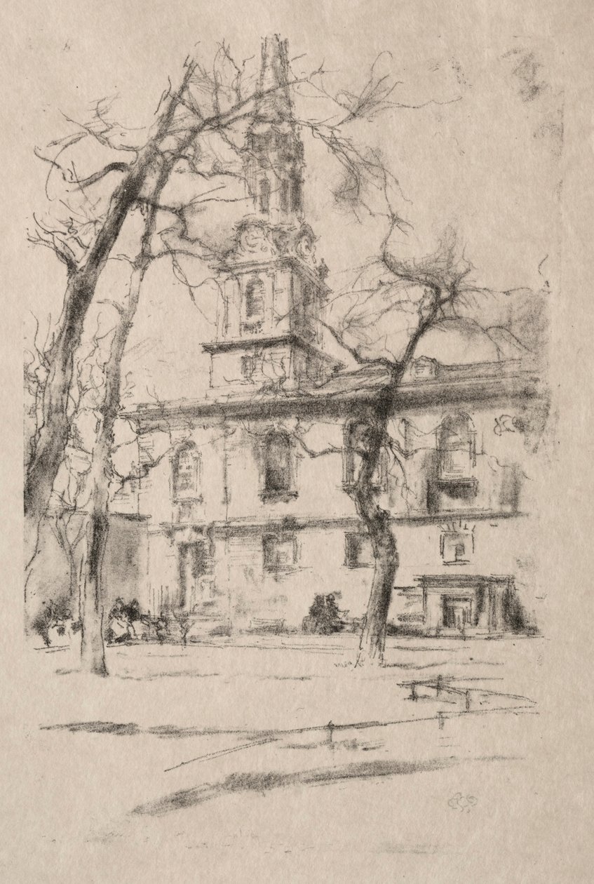 St. Giles-in-the-Fields autorstwa James McNeill Whistler