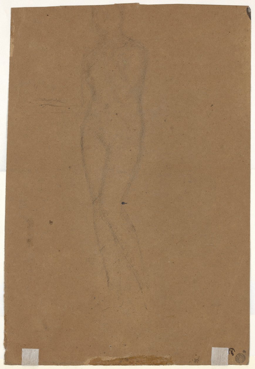 Postać stojąca [verso] autorstwa James Abbott McNeill Whistler