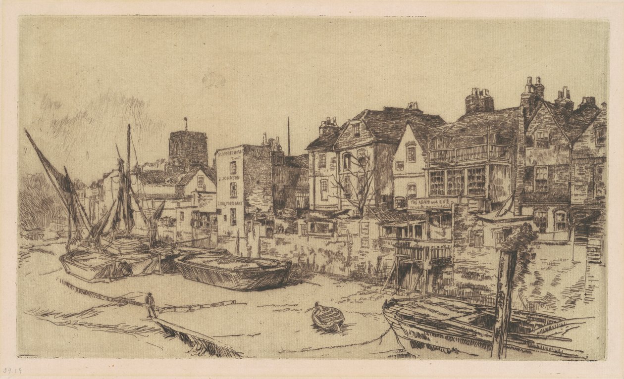 „Adam i Ewa”, Stara Chelsea autorstwa James Abbott McNeill Whistler