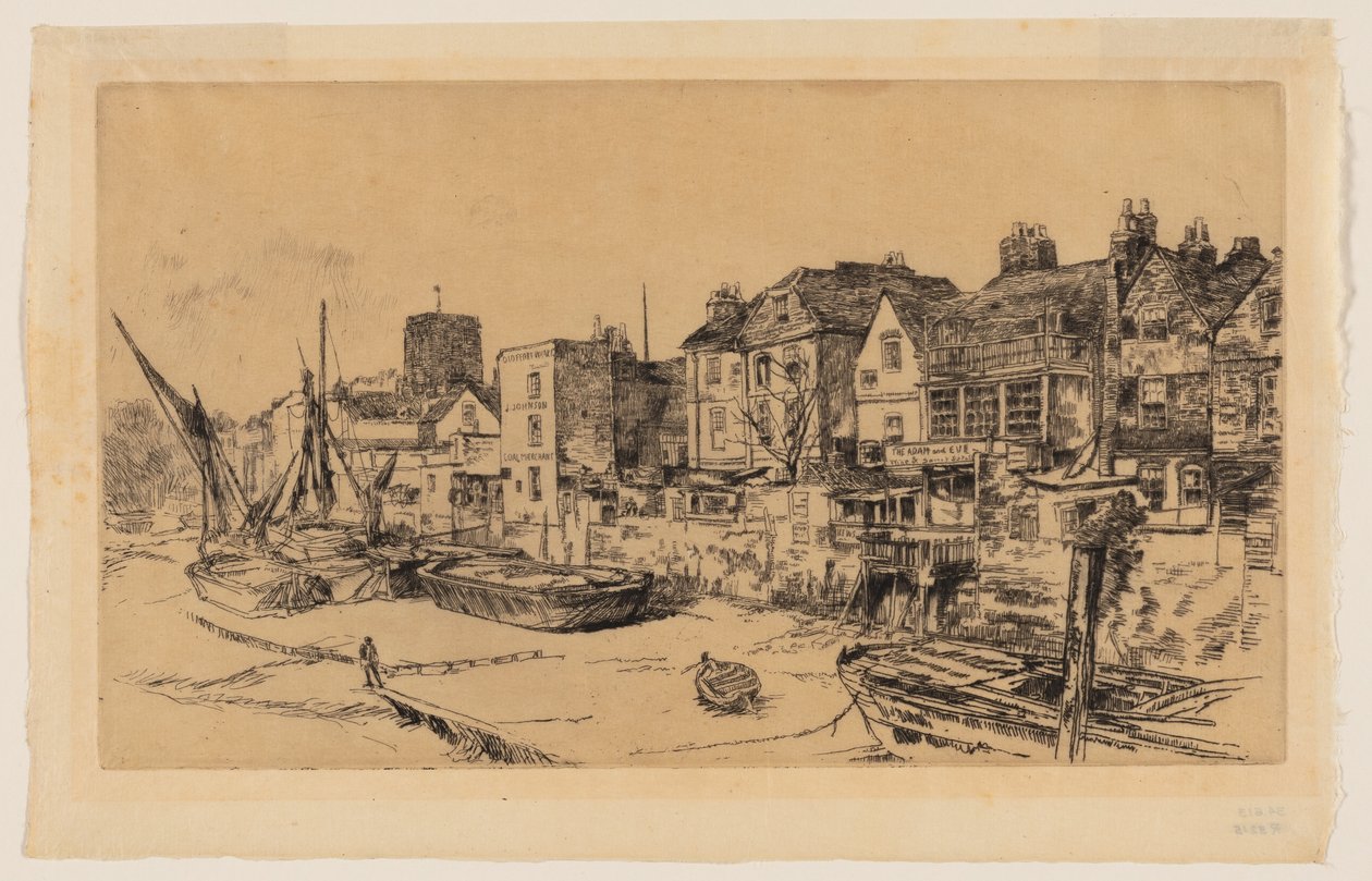 „Adam i Ewa”, stara Chelsea autorstwa James Abbott McNeill Whistler