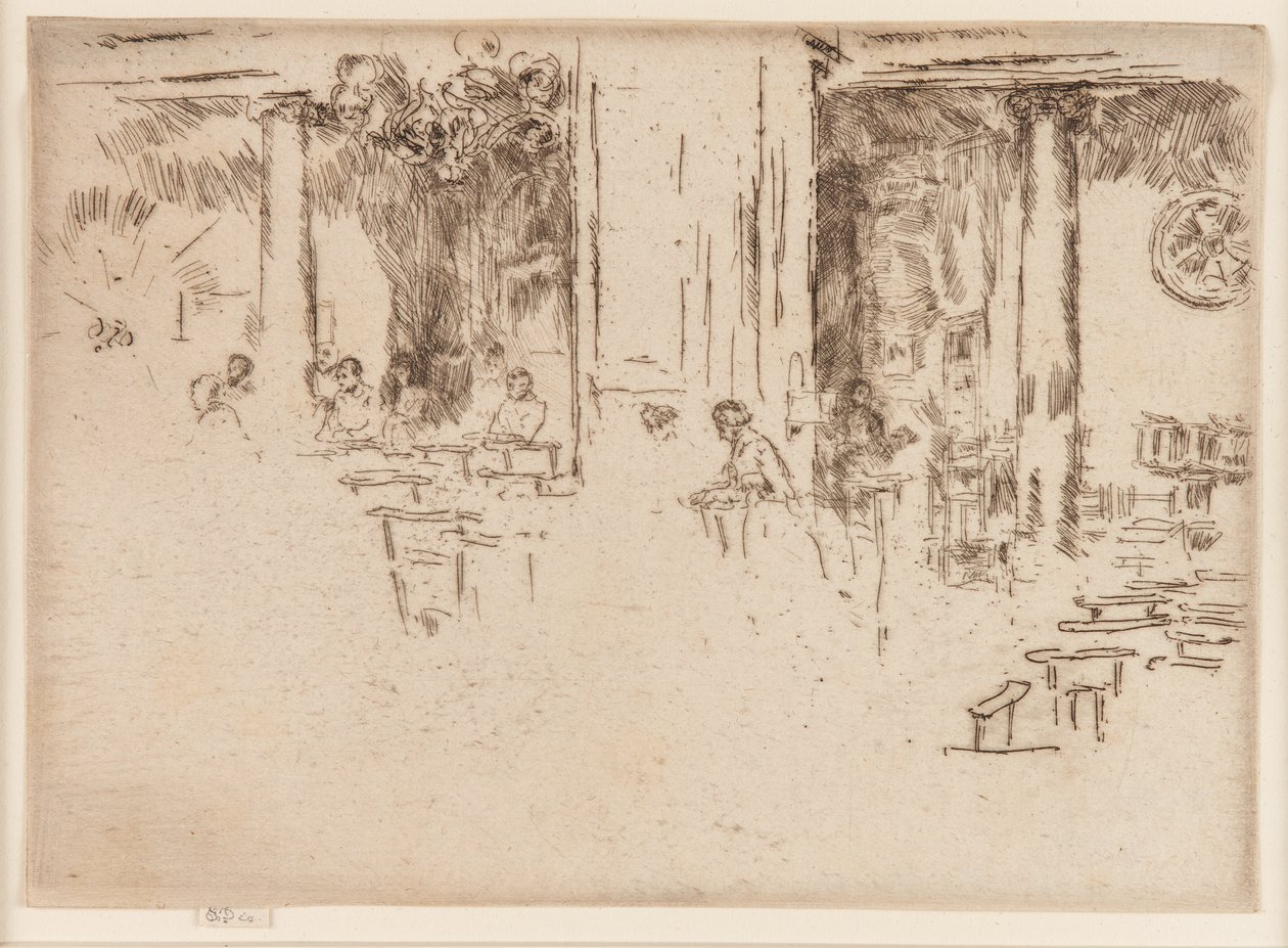 Kościół - Bruksela (Adoracja) autorstwa James Abbott McNeill Whistler