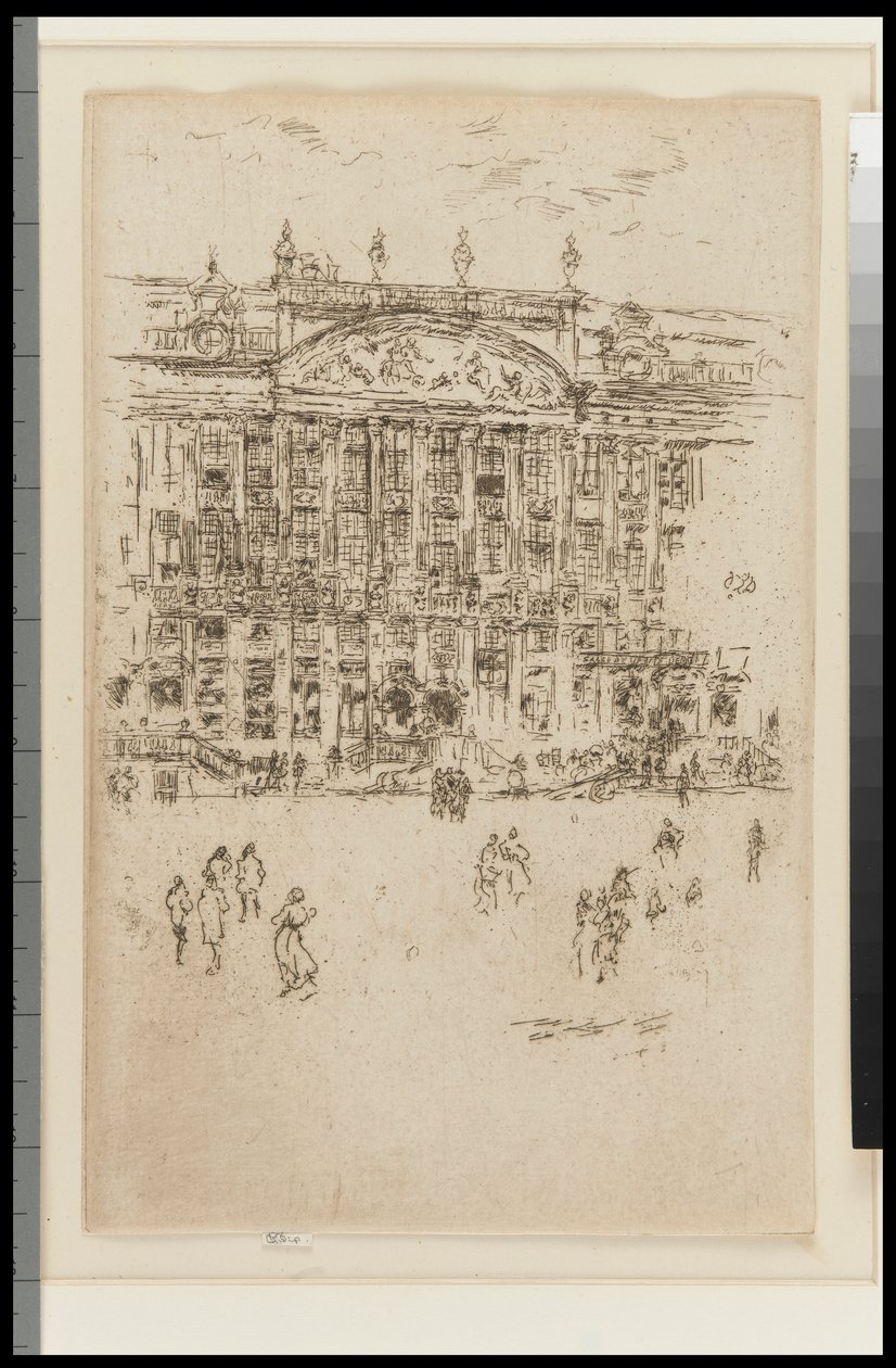 Kościół - Bruksela (Adoracja) autorstwa James Abbott McNeill Whistler