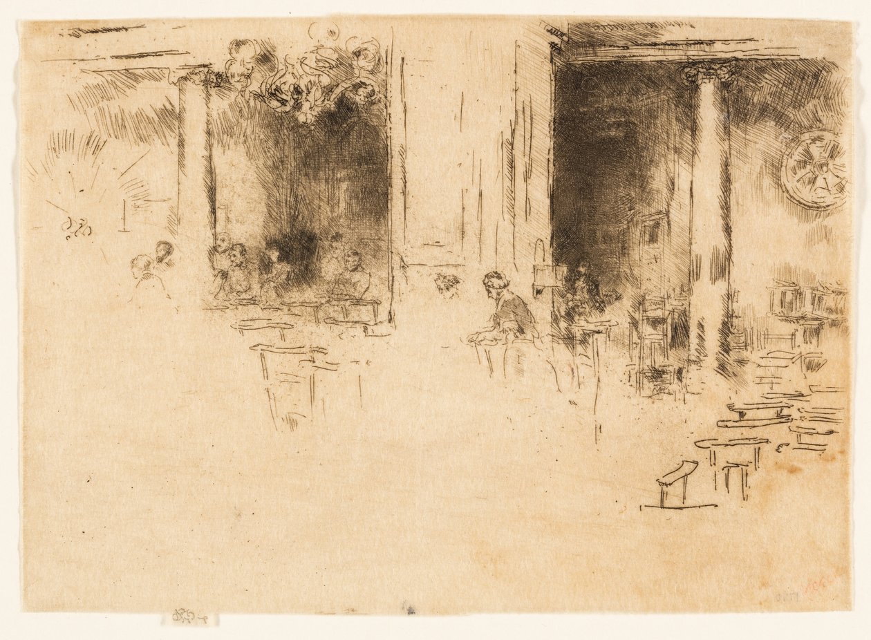 Kościół - Bruksela (Adoracja) autorstwa James Abbott McNeill Whistler