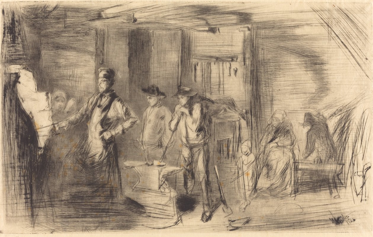Kuźnia autorstwa James Abbott McNeill Whistler