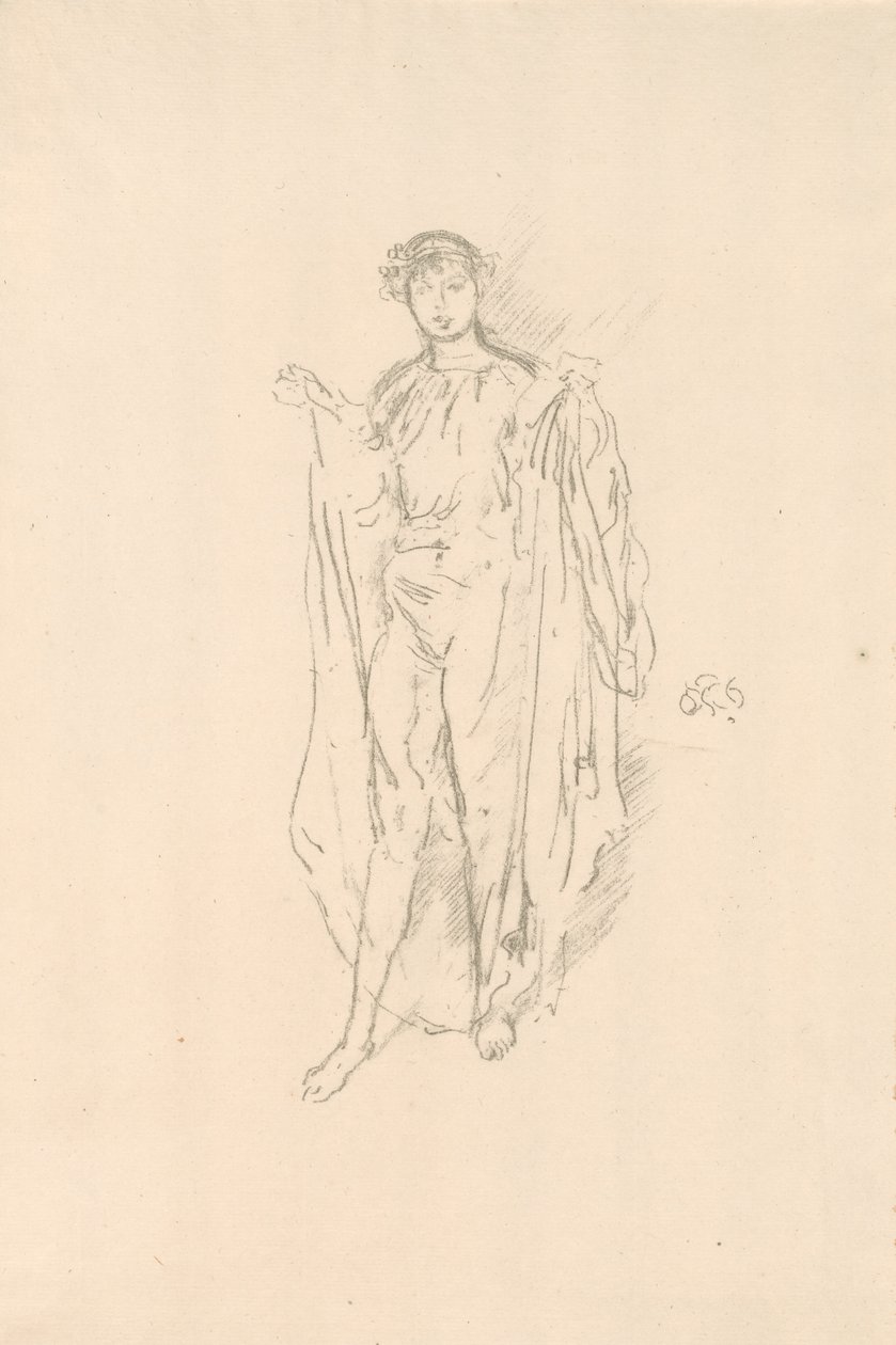 Dziewczyna autorstwa James McNeill Whistler