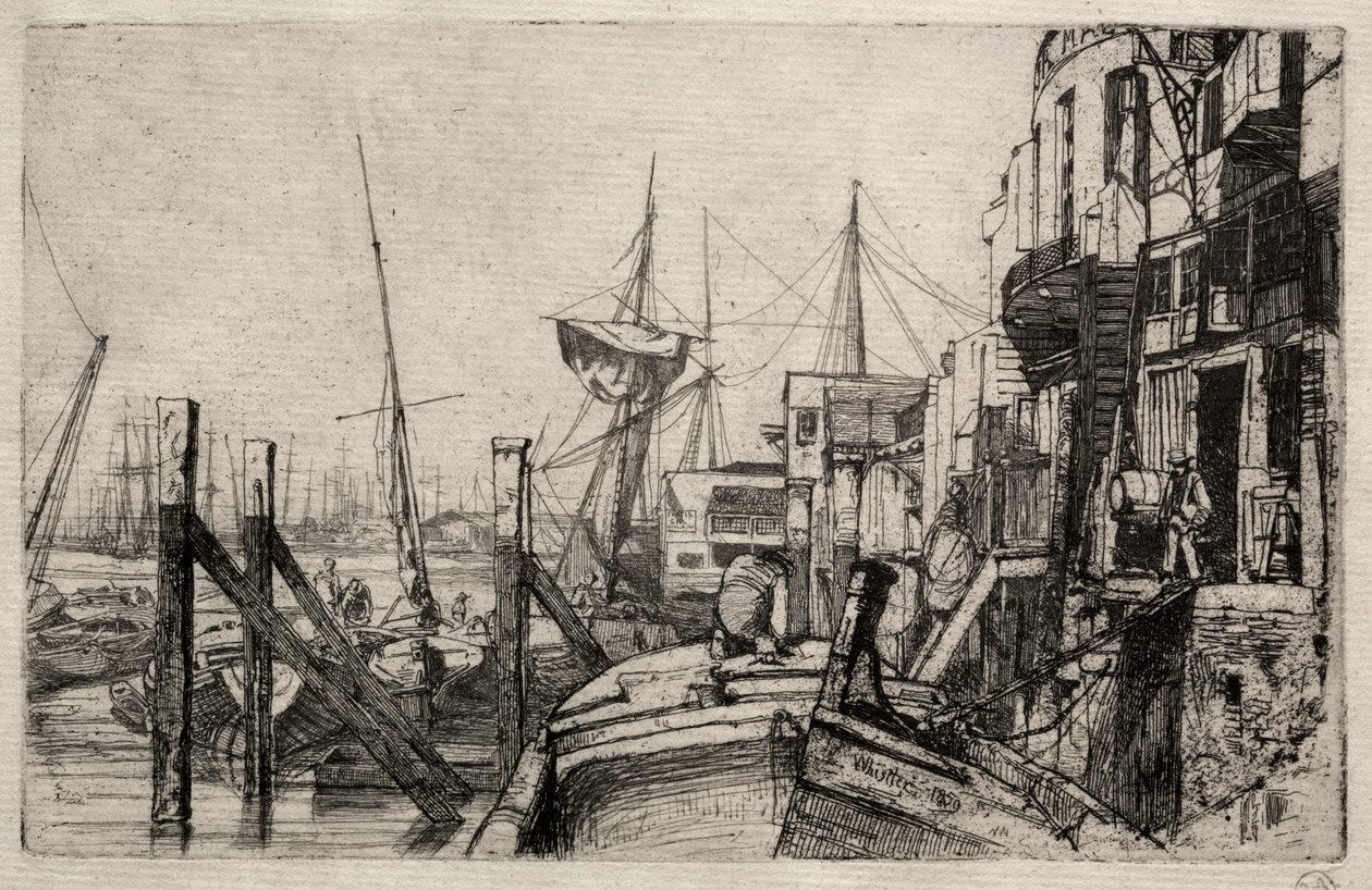The Limehouse autorstwa James McNeill Whistler