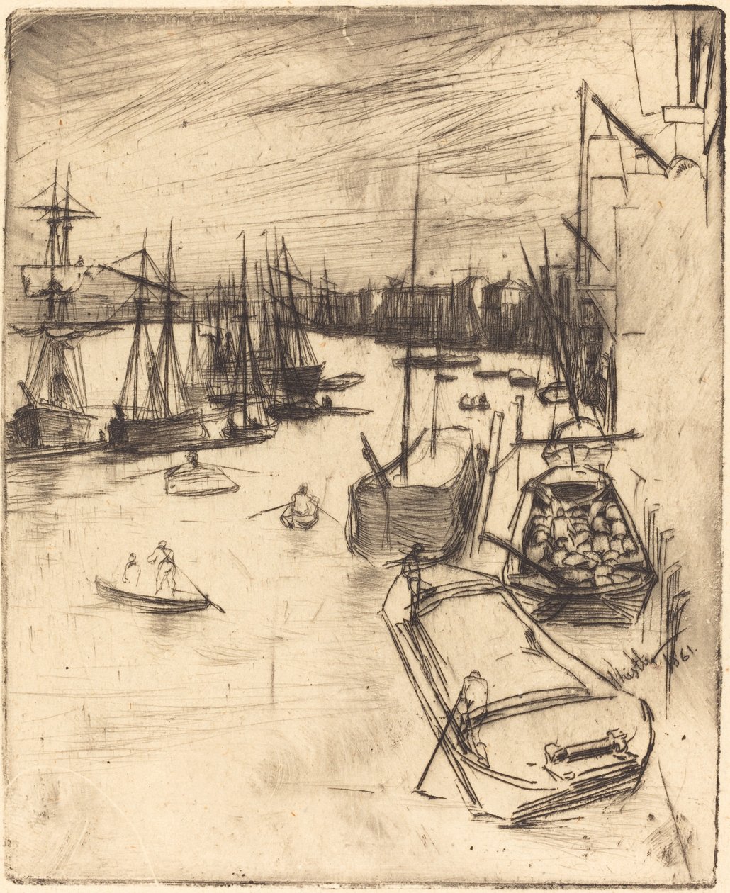 Mały Rotherhithe autorstwa James Abbott McNeill Whistler