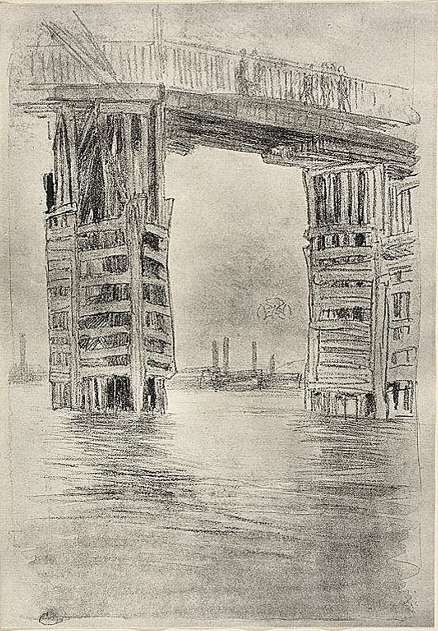 Wysoki most autorstwa James Abbott McNeill Whistler