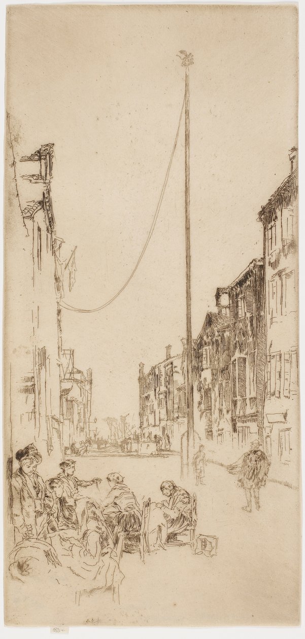 Maszt wenecki autorstwa James Abbott McNeill Whistler