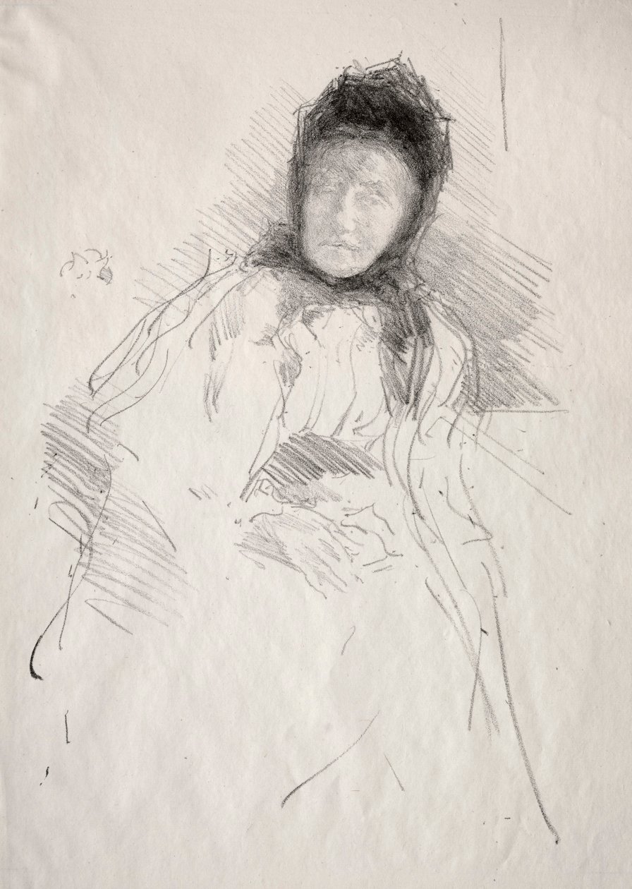 Niedokończony szkic Lady Haden autorstwa James McNeill Whistler
