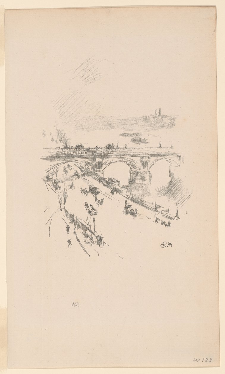 Most Waterloo autorstwa James Abbott McNeill Whistler