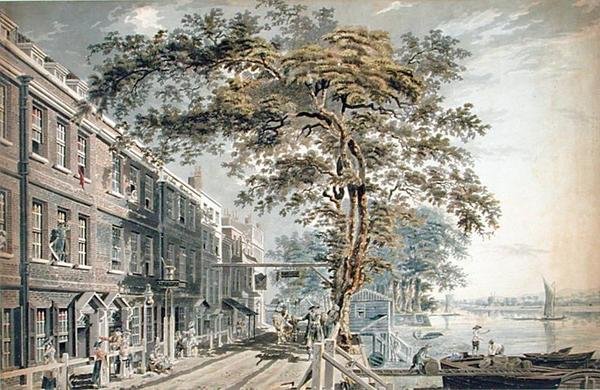 Cheyne Walk, Chelsea autorstwa James Miller