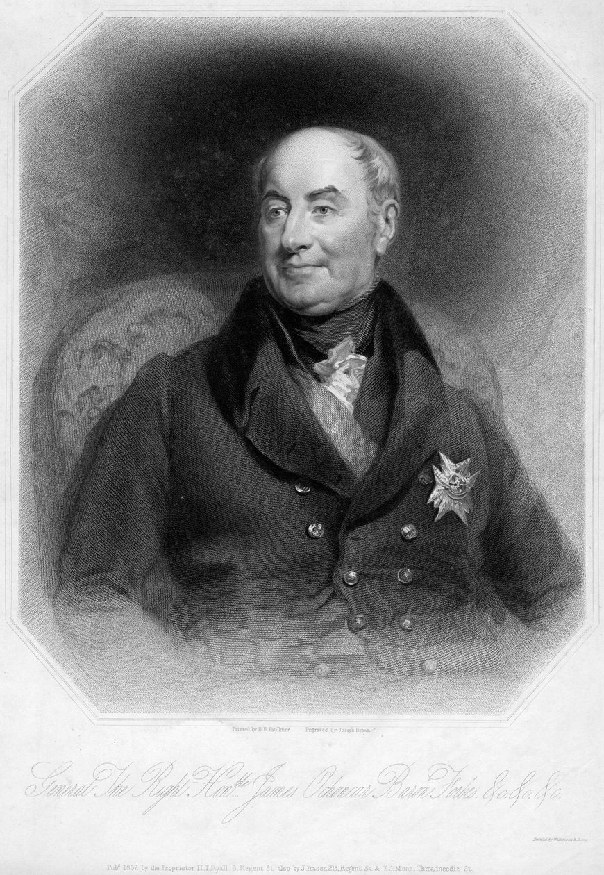 Generał James Ochoncar, 1837. autorstwa James Ochoncar and Joseph Brown