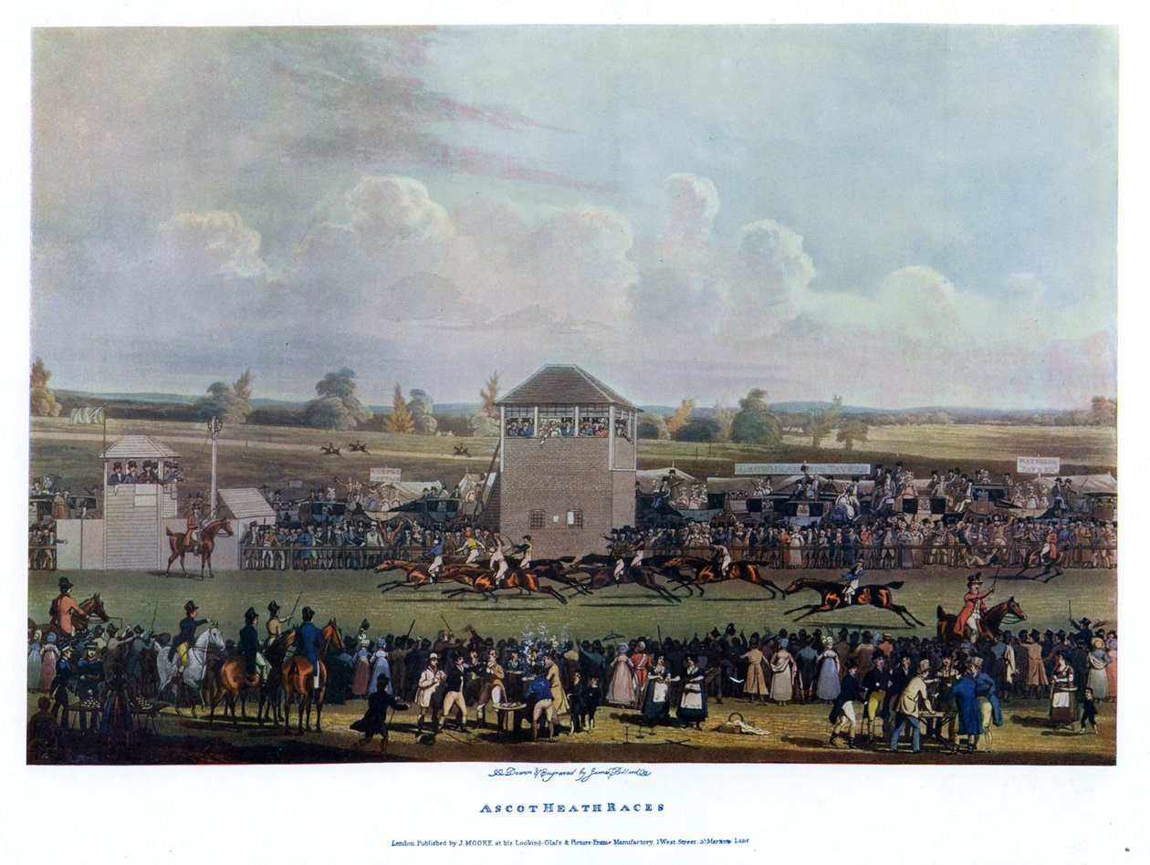 Wyścigi Ascot Heath. autorstwa James Pollard