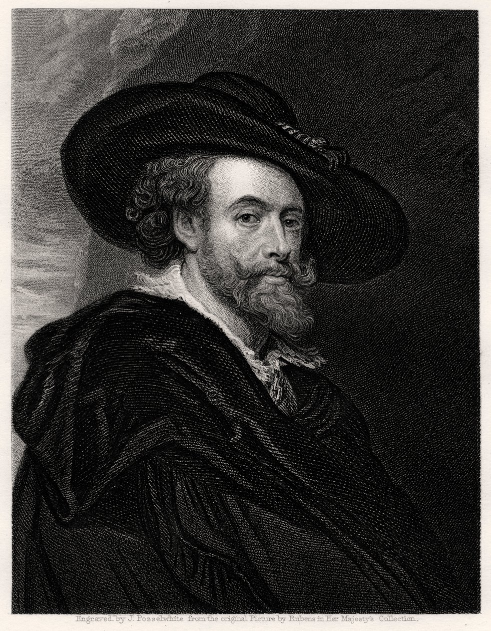 Peter Paul Rubens, artysta flamandzki, XIX w. autorstwa James Posselwhite