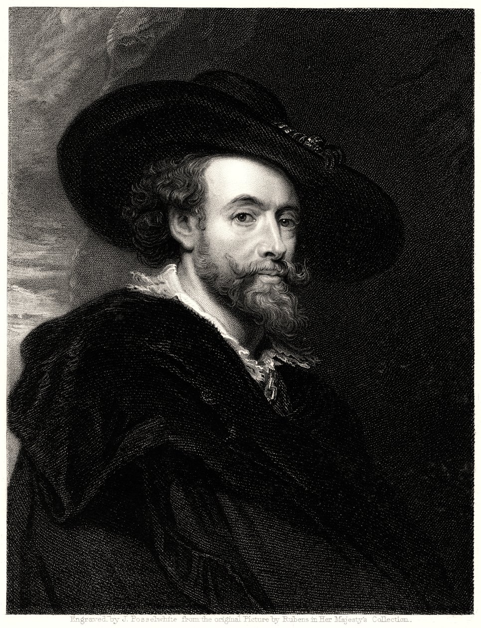 Rubens, XIX w. autorstwa James Posselwhite
