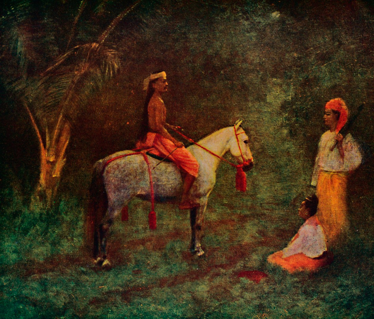 Jeździec birmański, 1913 autorstwa James Raeburn Middleton