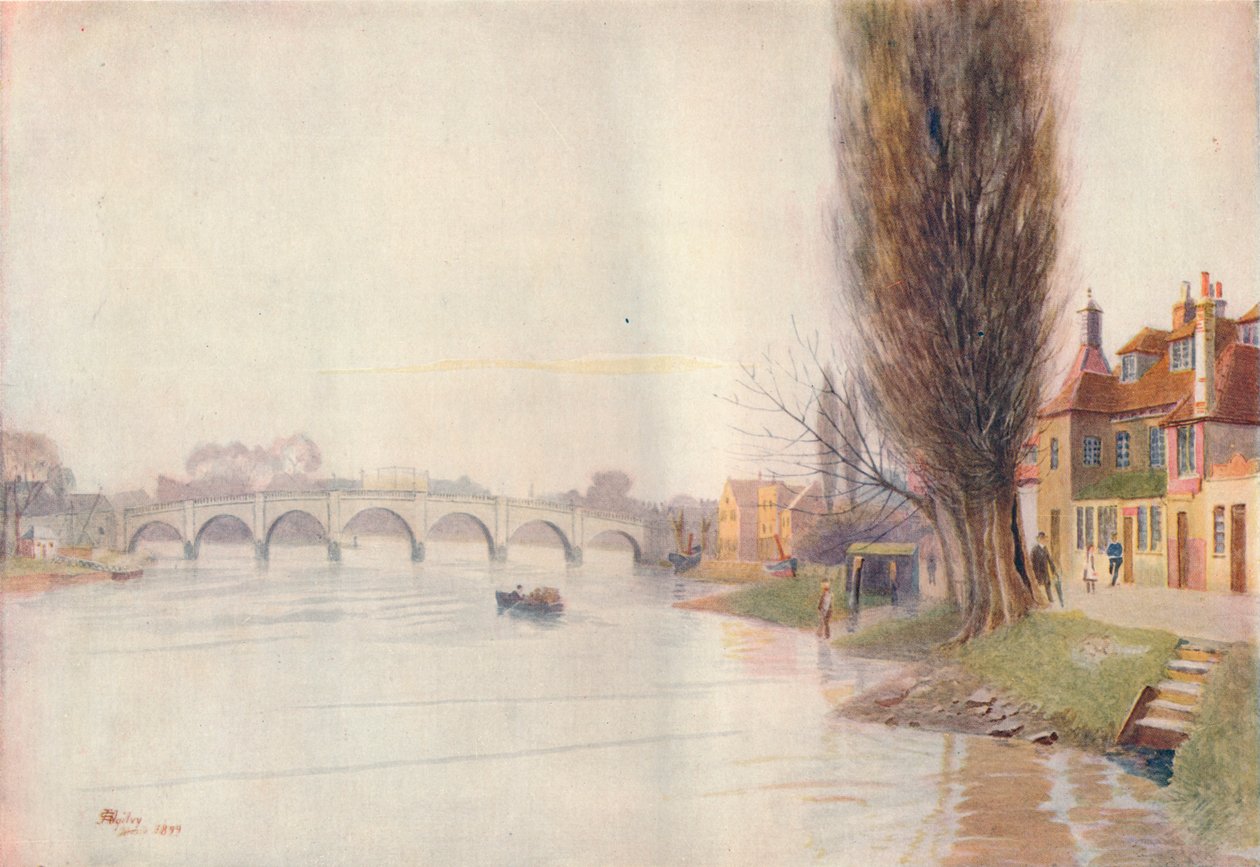 „Stary most Kew”, 1899, 1914 autorstwa James S Ogilvy