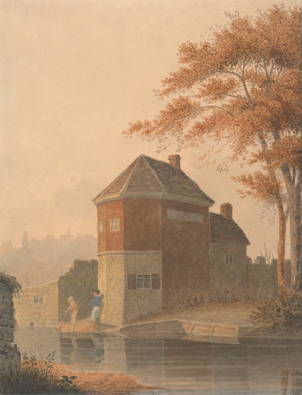 Pockthorpe, Norwich autorstwa James Sillett