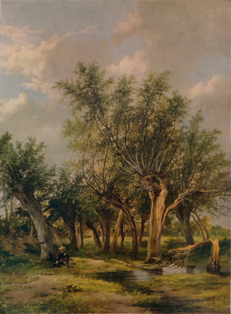 Potok wierzbowy, ok. 1839 autorstwa James Stark