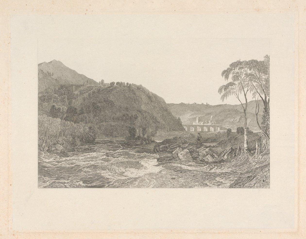 Llangollen, Północna Walia autorstwa James T. Willmore