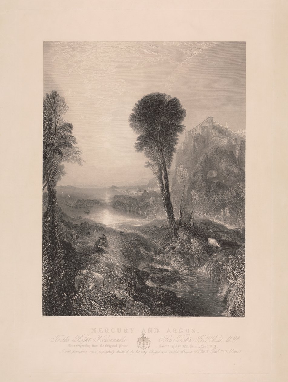Merkury i Argus autorstwa James T. Willmore