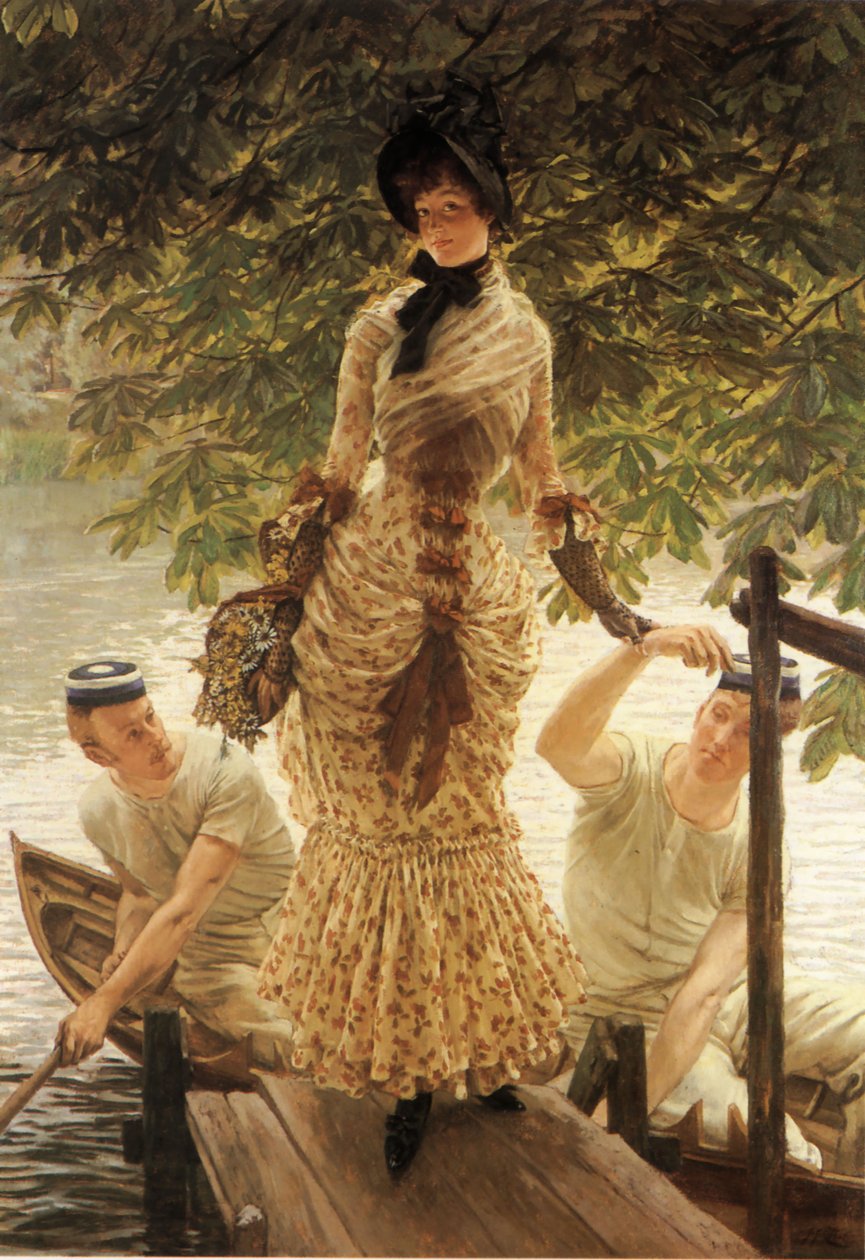 Na Tamizie autorstwa James Tissot