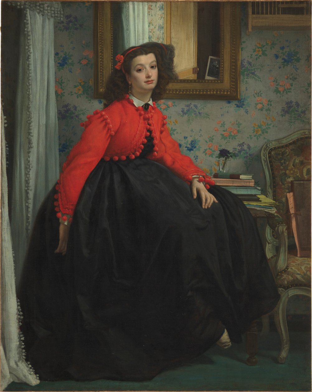 Portret panny L. L. autorstwa James Tissot