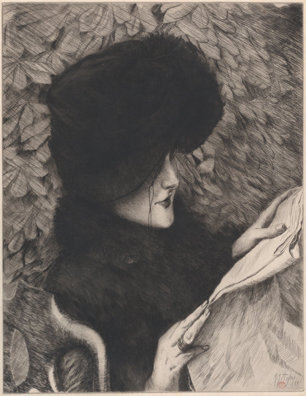 Gazeta, 1883. autorstwa James Tissot