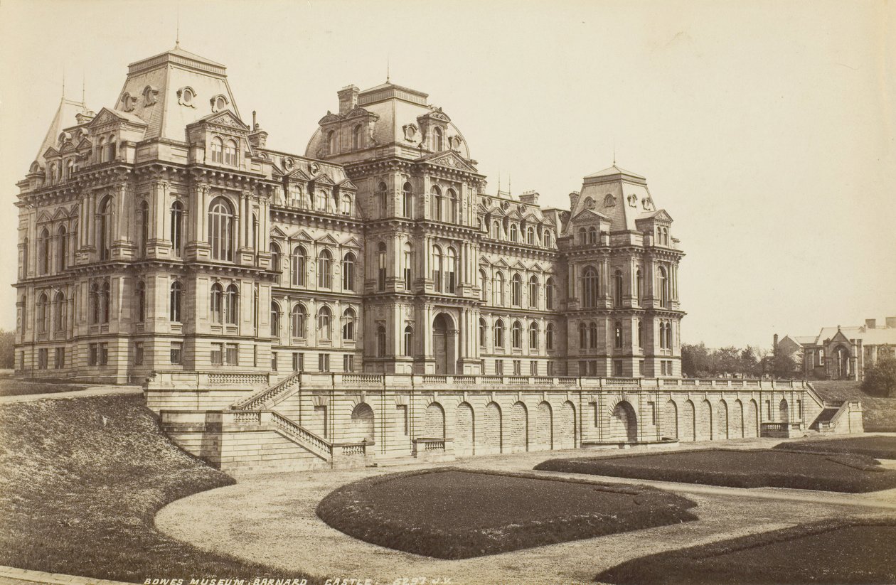 Muzeum Bowes, Zamek Barnard, ca. 1880. autorstwa James Valentine