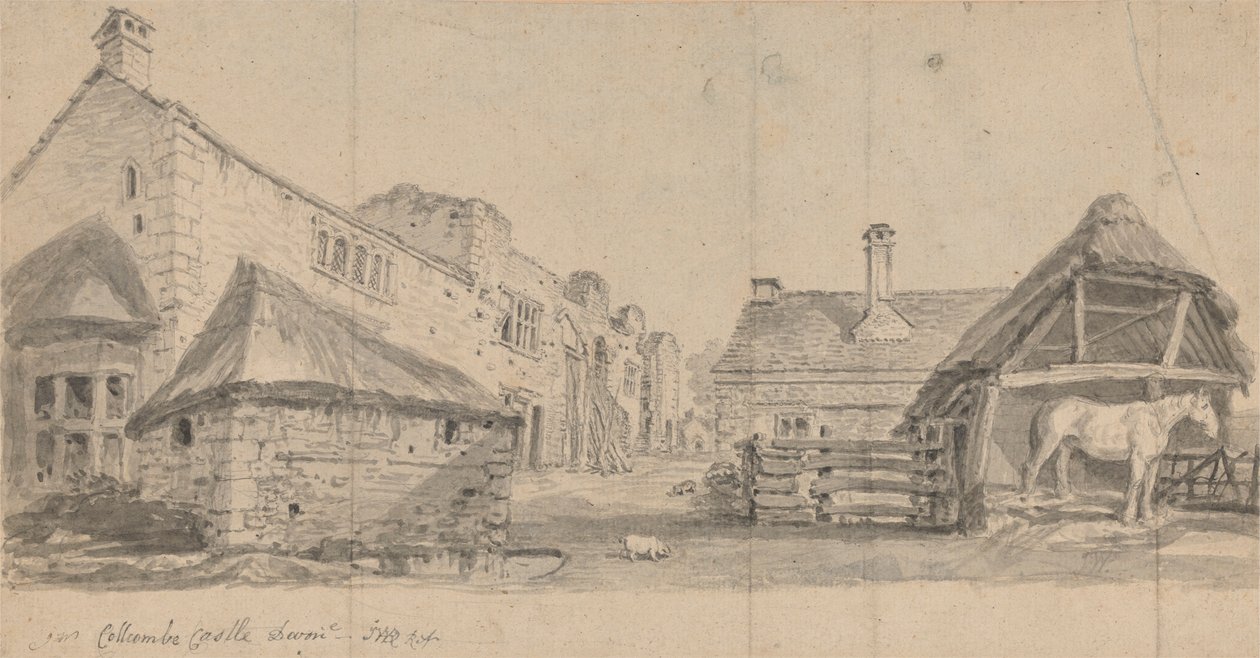 Zamek Colcombe, Devonshire autorstwa James Ward