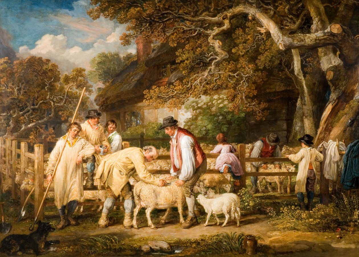 Ratowanie owiec, 1828. autorstwa James Ward