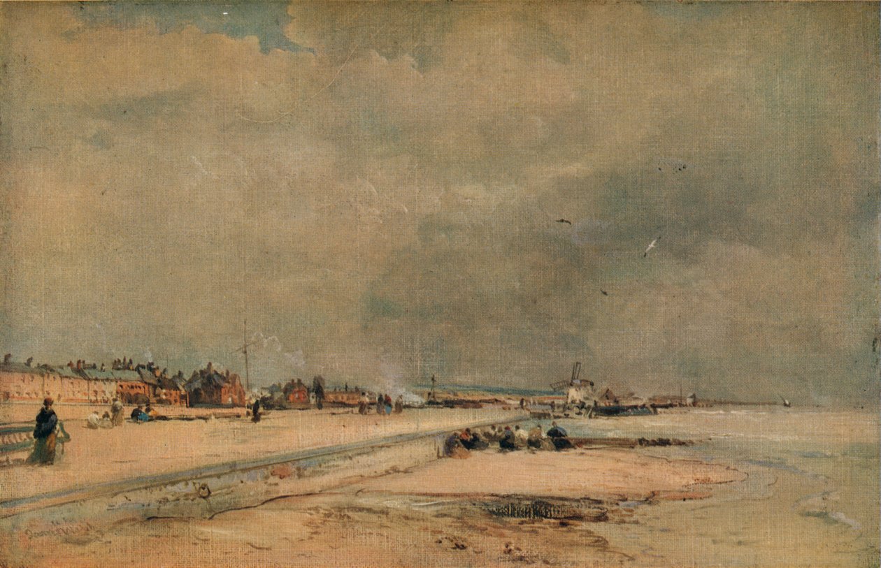 Littlehampton, zima, c1868 autorstwa James Webb