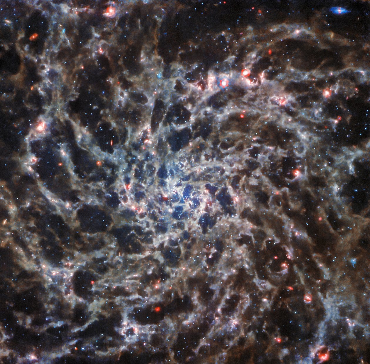 IC5332 autorstwa James Webb Space Telescope (NASA)