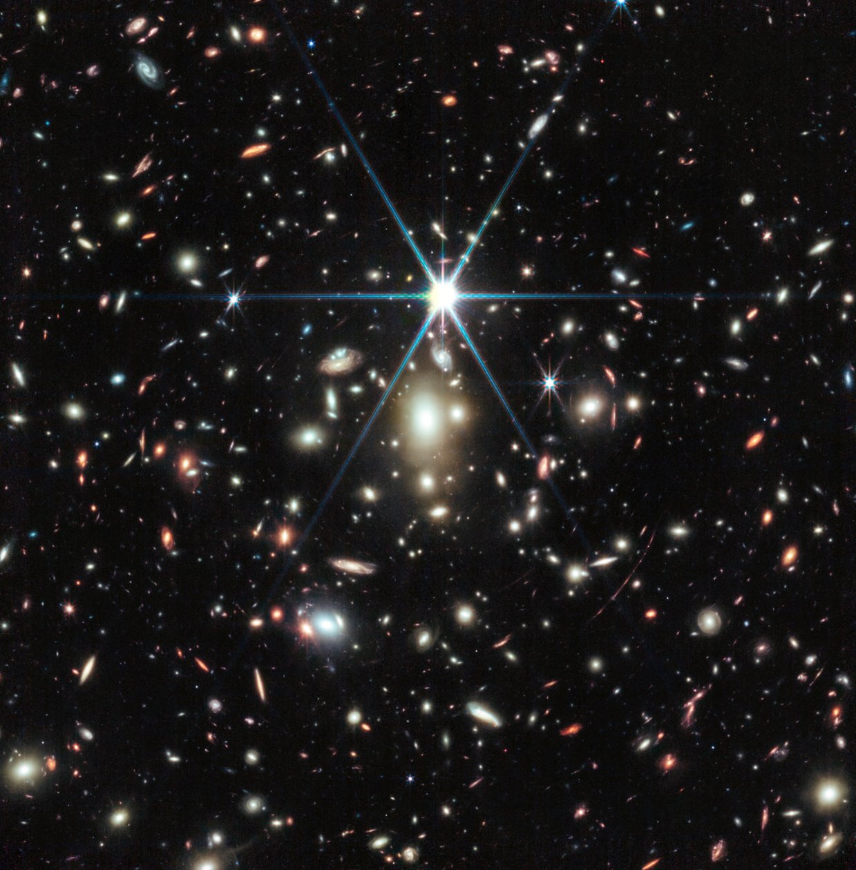 Łuk wschodu słońca (obraz NIRCam) autorstwa James Webb Space Telescope (NASA)