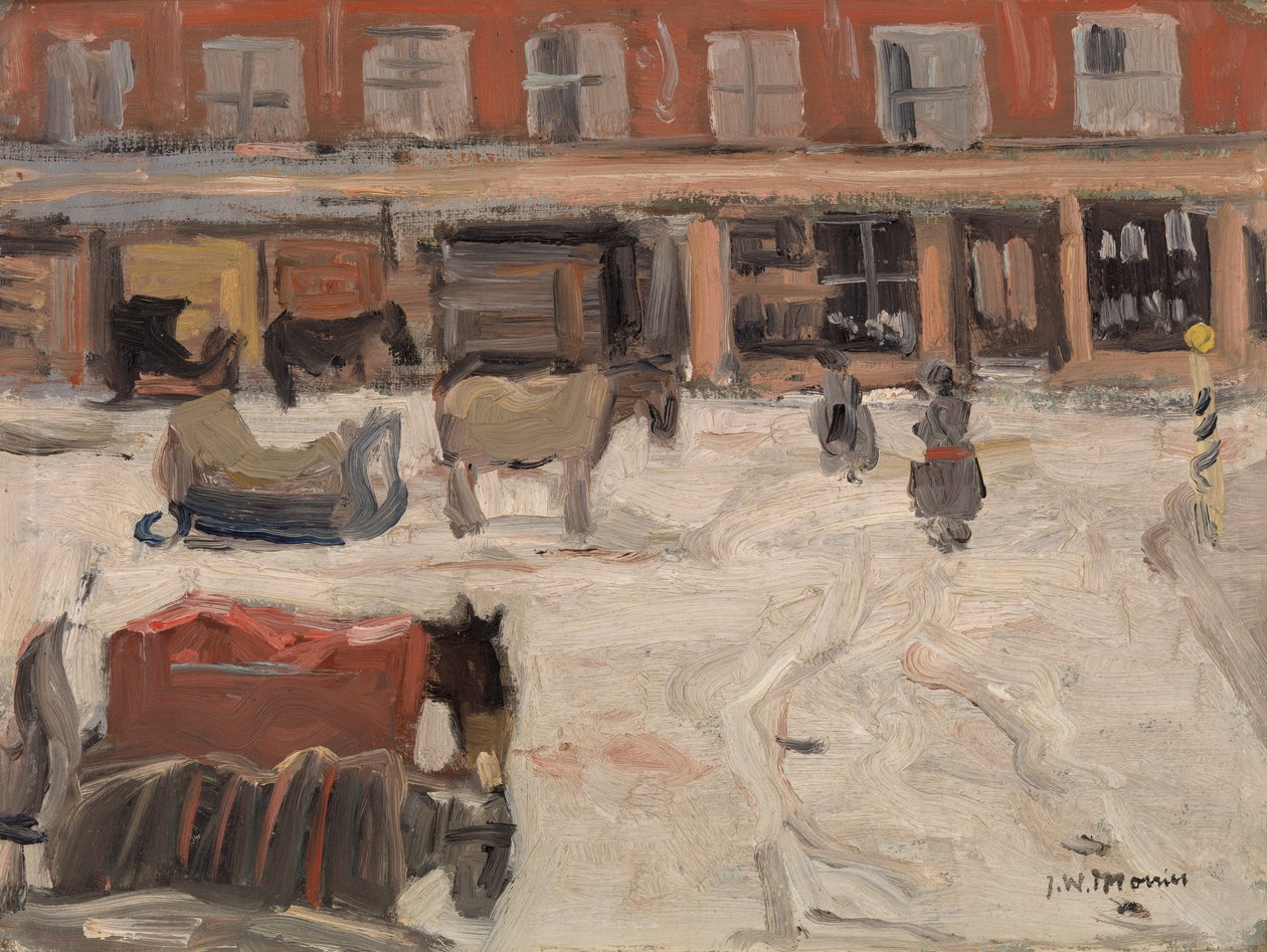 Śnieżna scena autorstwa James Wilson Morrice
