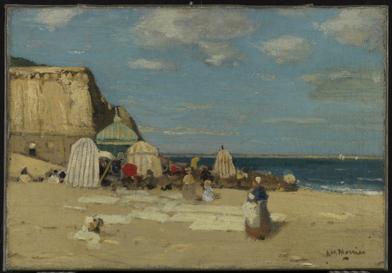 Plaża, St. Malo, ok. 1900 autorstwa James Wilson Morrice