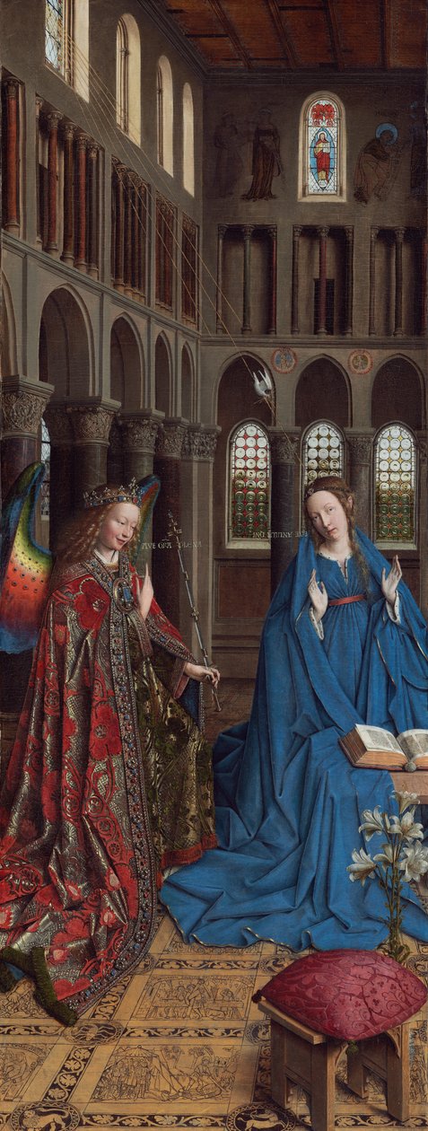 Zwiastowanie autorstwa Jan van Eyck
