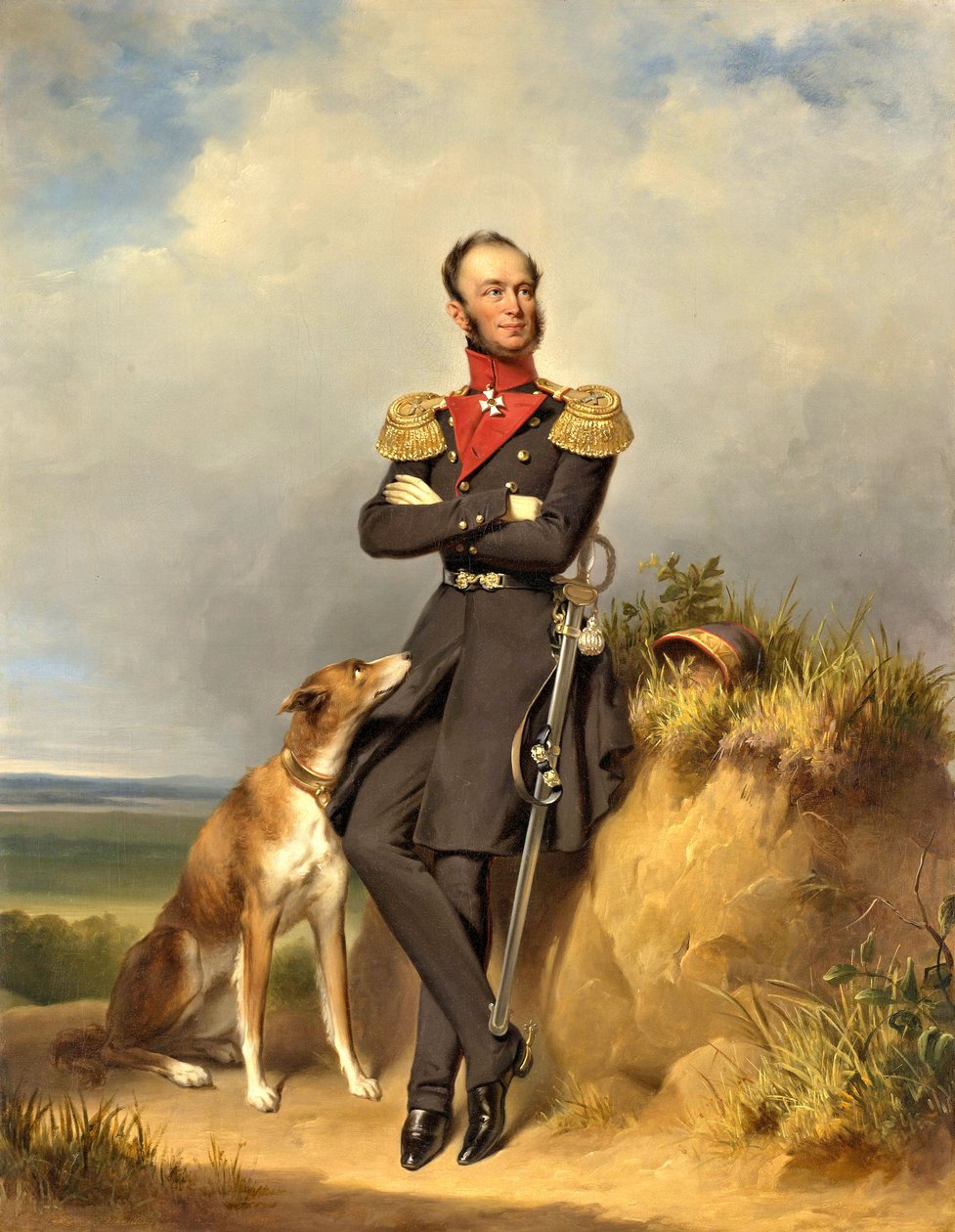 Wilhelm II (1792-1849), król Holandii autorstwa Jan Adam Janszoon Kruseman
