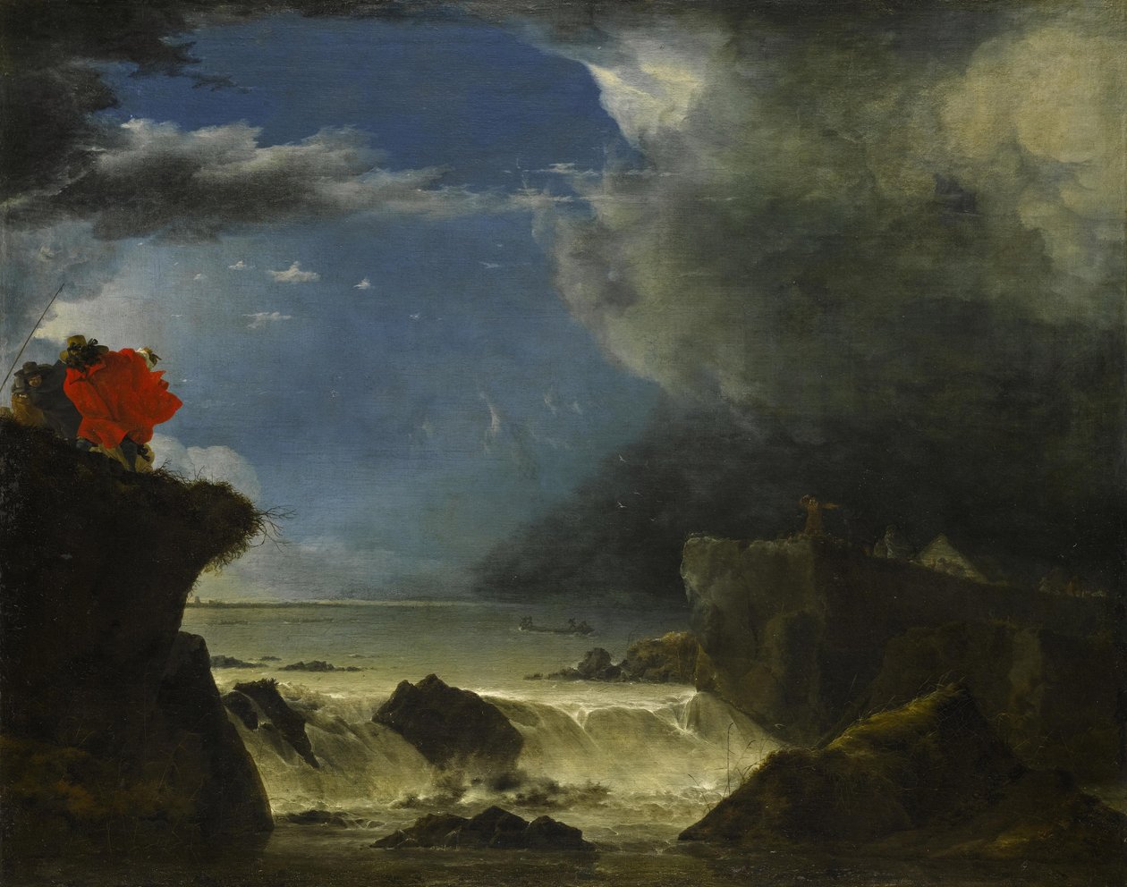 Przełom w Sint Anthonisdijk w Amsterdamie autorstwa Jan Asselijn
