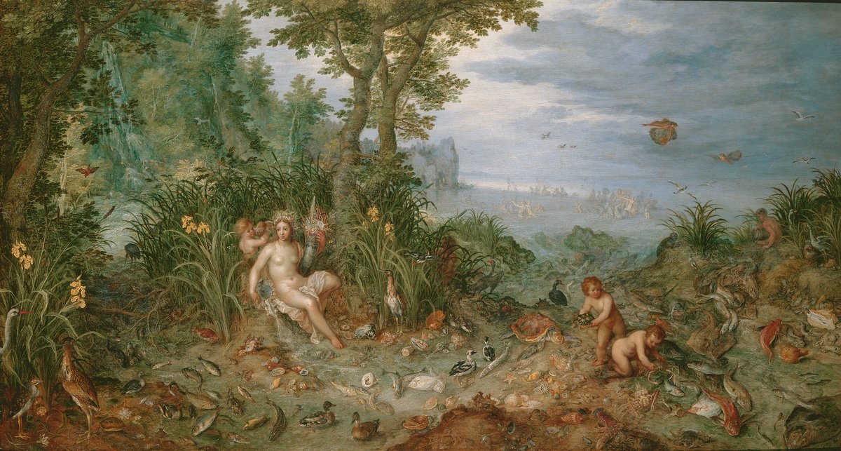 Woda autorstwa Jan the Elder Brueghel