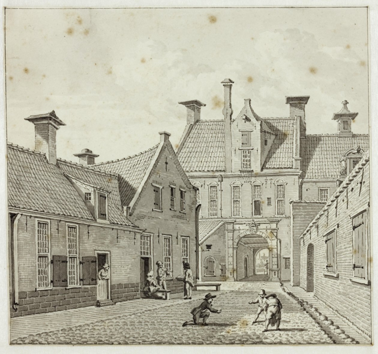 Gardepoort od Turfstraat autorstwa Jan Bulthuis